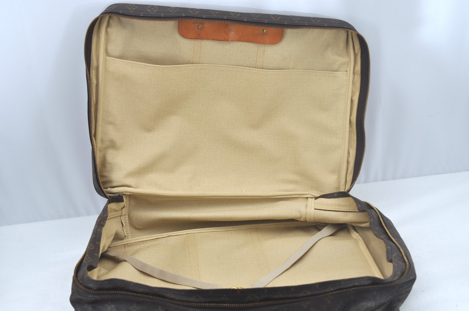 Authentic Louis Vuitton Monogram Sirius 50 Travel Boston Bag M41406 LV L0345