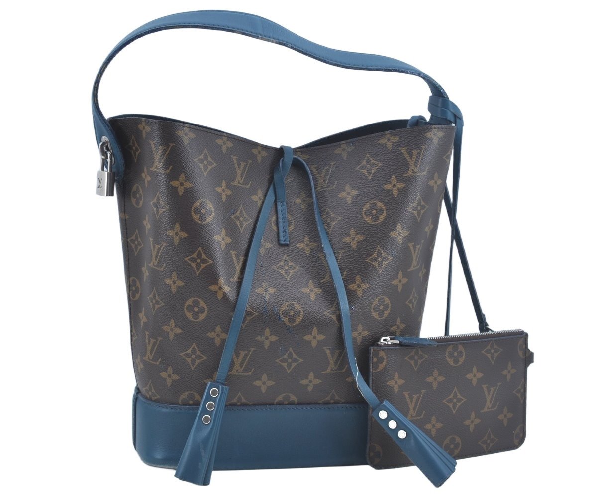 Authentic Louis Vuitton Monogram Idol NN14GM Shoulder Bag Blue M94591 Junk L0347