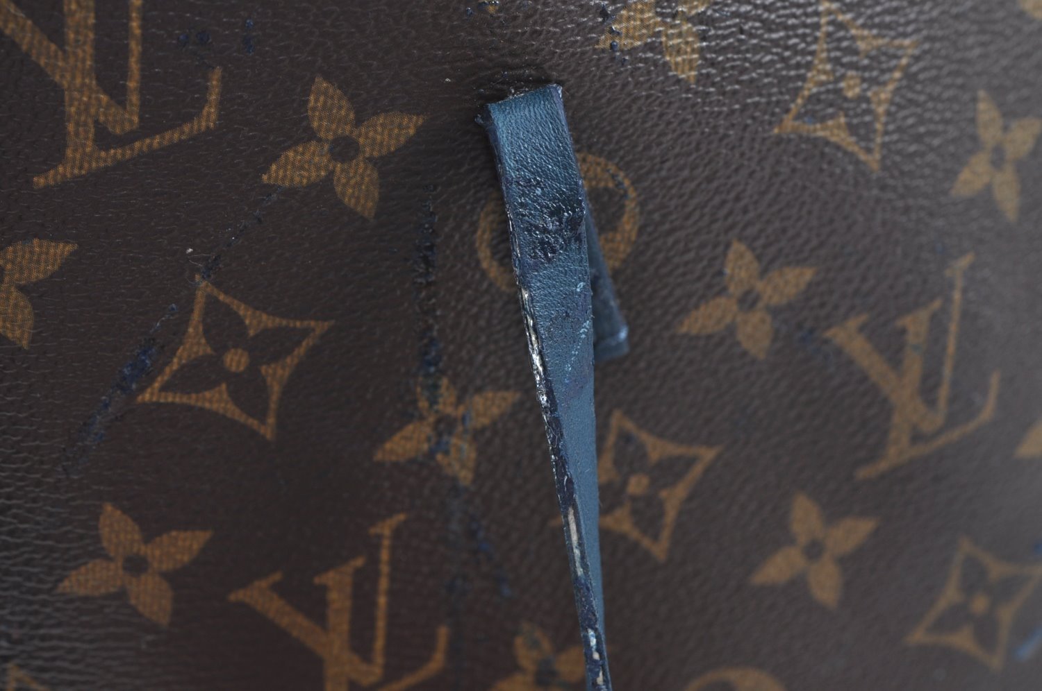 Authentic Louis Vuitton Monogram Idol NN14GM Shoulder Bag Blue M94591 Junk L0347