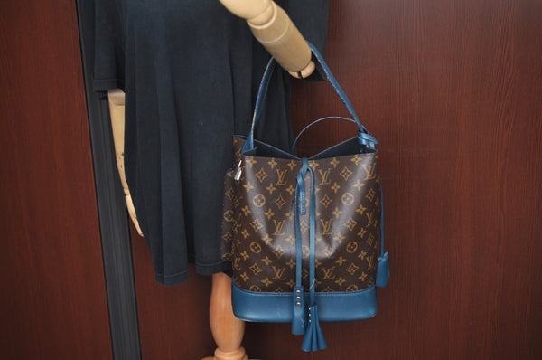 Authentic Louis Vuitton Monogram Idol NN14GM Shoulder Bag Blue M94591 Junk L0347