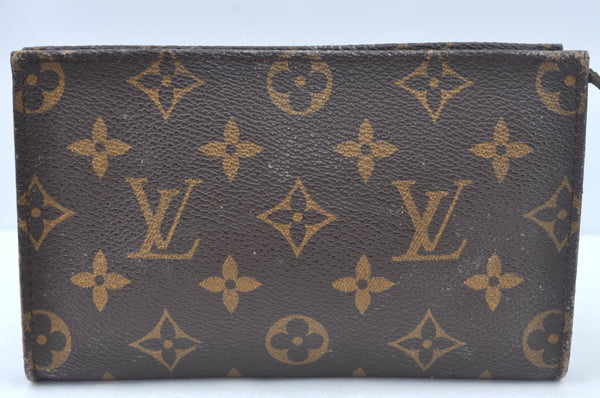 Authentic Louis Vuitton Monogram Pouch For Bucket PM LV Junk L0348