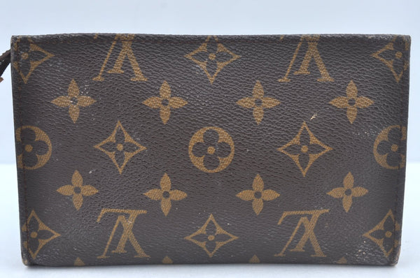 Authentic Louis Vuitton Monogram Pouch For Bucket PM LV Junk L0348
