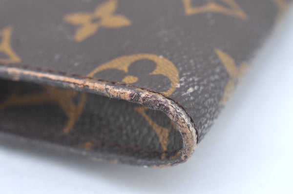 Authentic Louis Vuitton Monogram Pouch For Bucket PM LV Junk L0348