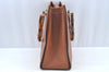 Authentic GUCCI Bamboo Hand Bag Leather Brown Junk L0350