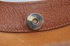 Authentic GUCCI Bamboo Hand Bag Leather Brown Junk L0350