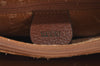 Authentic GUCCI Bamboo Hand Bag Leather Brown Junk L0350