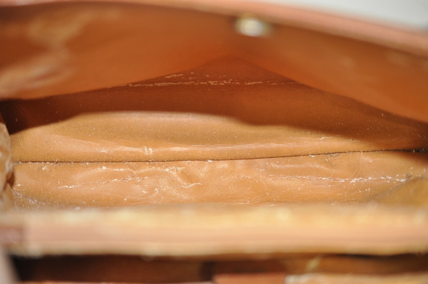 Authentic GUCCI Bamboo Hand Bag Leather Brown Junk L0350