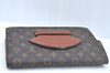 Authentic Louis Vuitton Monogram Chaillot Clutch Bag M51788 LV L0360