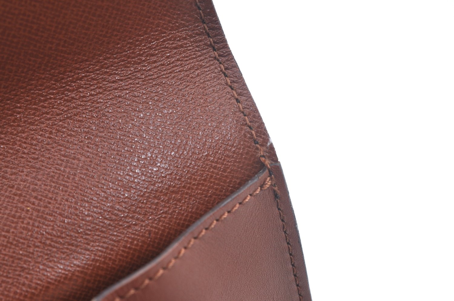 Authentic Louis Vuitton Monogram Chaillot Clutch Bag M51788 LV L0360