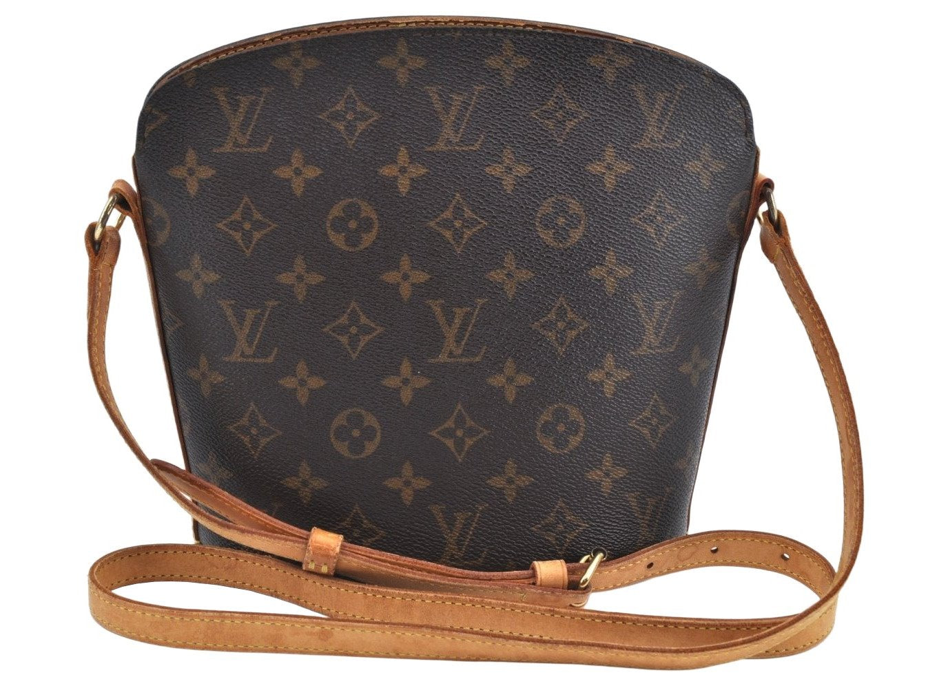 Authentic Louis Vuitton Monogram Drouot Shoulder Cross Body Bag M51290 LV L0367