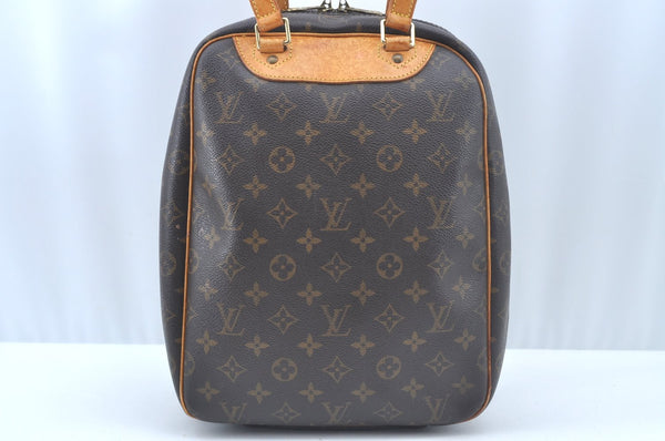 Authentic Louis Vuitton Monogram Excursion Hand Bag M41450 LV L0368