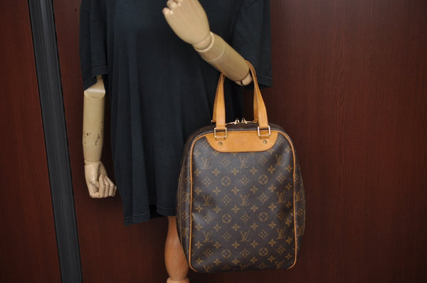 Authentic Louis Vuitton Monogram Excursion Hand Bag M41450 LV L0368