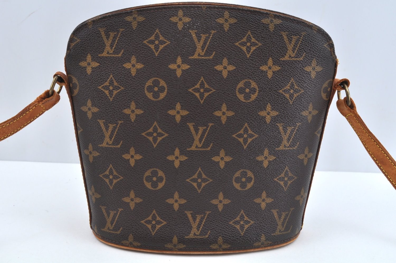 Authentic Louis Vuitton Monogram Drouot Shoulder Cross Body Bag M51290 LV L0369