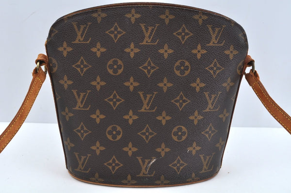 Authentic Louis Vuitton Monogram Drouot Shoulder Cross Body Bag M51290 LV L0369