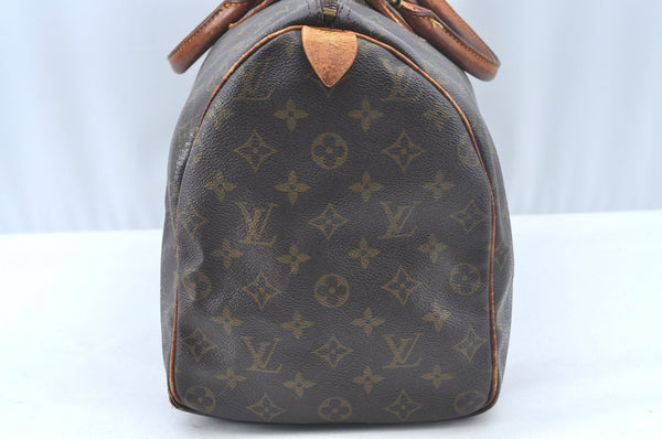 Authentic Louis Vuitton Monogram Speedy 40 Hand Boston Bag Old Model LV L0370