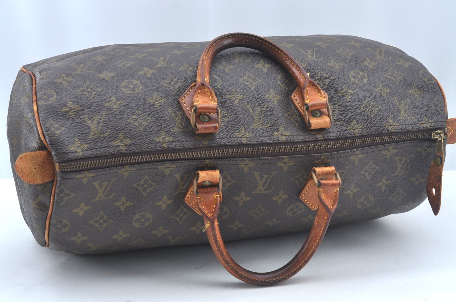 Authentic Louis Vuitton Monogram Speedy 40 Hand Boston Bag Old Model LV L0370