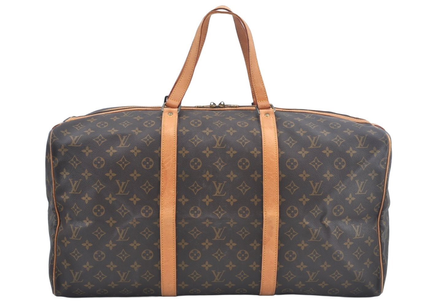 Authentic Louis Vuitton Monogram Sac Souple55 Hand Boston Bag M41622 LV L0372