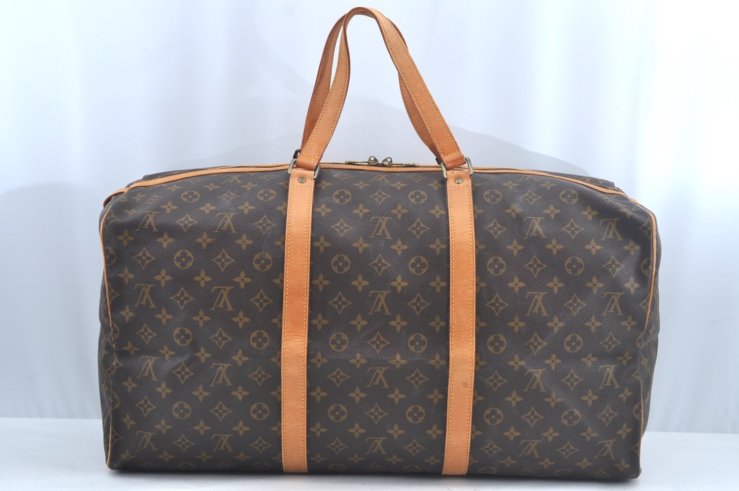 Authentic Louis Vuitton Monogram Sac Souple55 Hand Boston Bag M41622 LV L0372