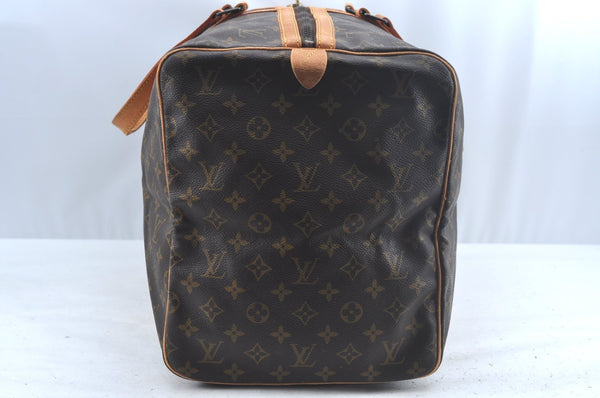 Authentic Louis Vuitton Monogram Sac Souple55 Hand Boston Bag M41622 LV L0372