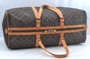 Authentic Louis Vuitton Monogram Sac Souple55 Hand Boston Bag M41622 LV L0372