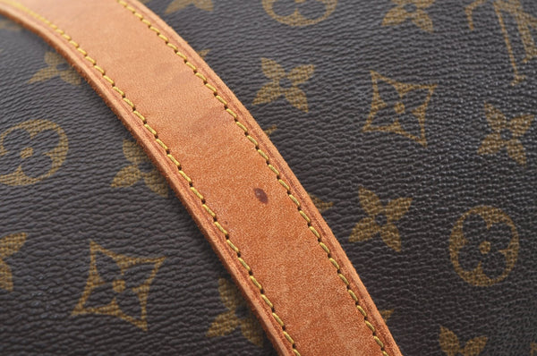 Authentic Louis Vuitton Monogram Sac Souple55 Hand Boston Bag M41622 LV L0372