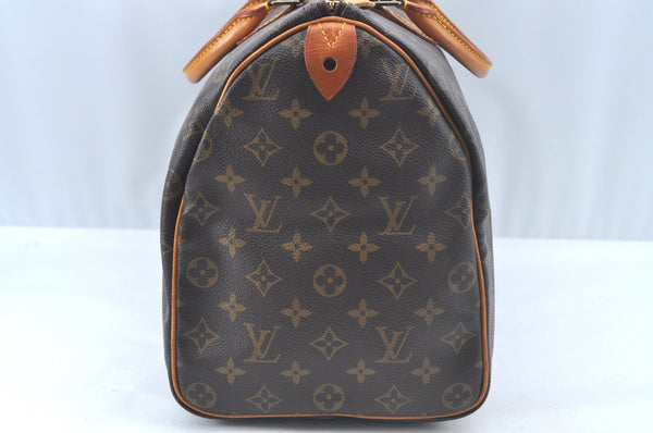 Authentic Louis Vuitton Monogram Speedy 40 Hand Boston Bag M41522 LV L0373