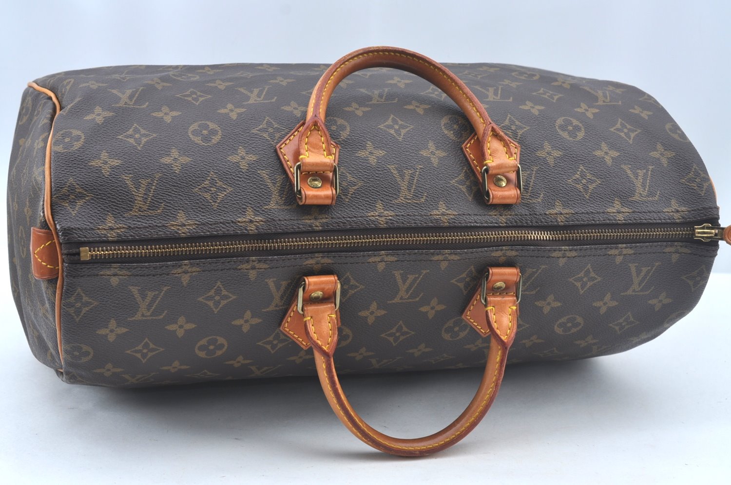 Authentic Louis Vuitton Monogram Speedy 40 Hand Boston Bag M41522 LV L0373