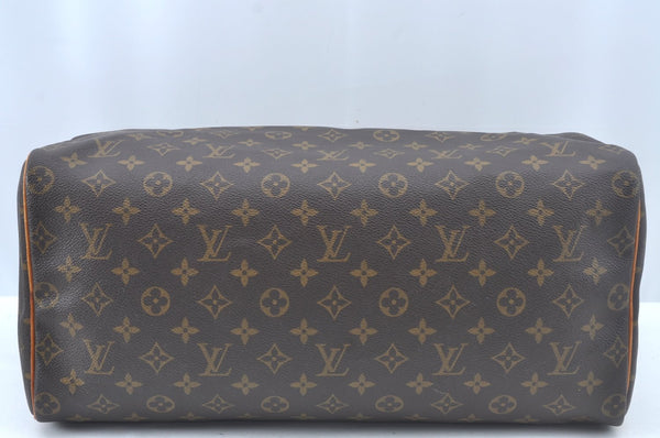 Authentic Louis Vuitton Monogram Speedy 40 Hand Boston Bag M41522 LV L0373