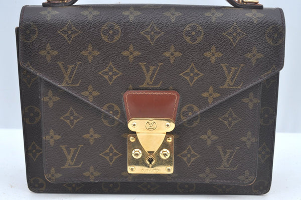 Auth Louis Vuitton Monogram Monceau 2Way Shoulder Hand Bag M51187 LV Junk L0375