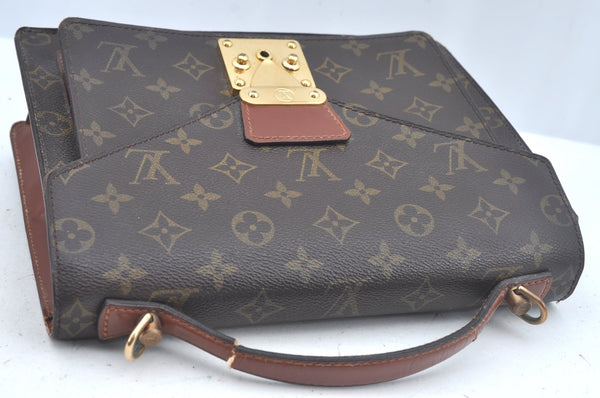 Auth Louis Vuitton Monogram Monceau 2Way Shoulder Hand Bag M51187 LV Junk L0375