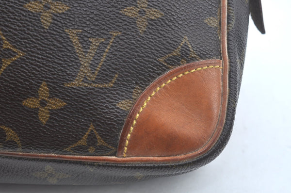 Authentic Louis Vuitton Monogram Compiegne 28 Clutch Hand Bag M51845 LV L0376
