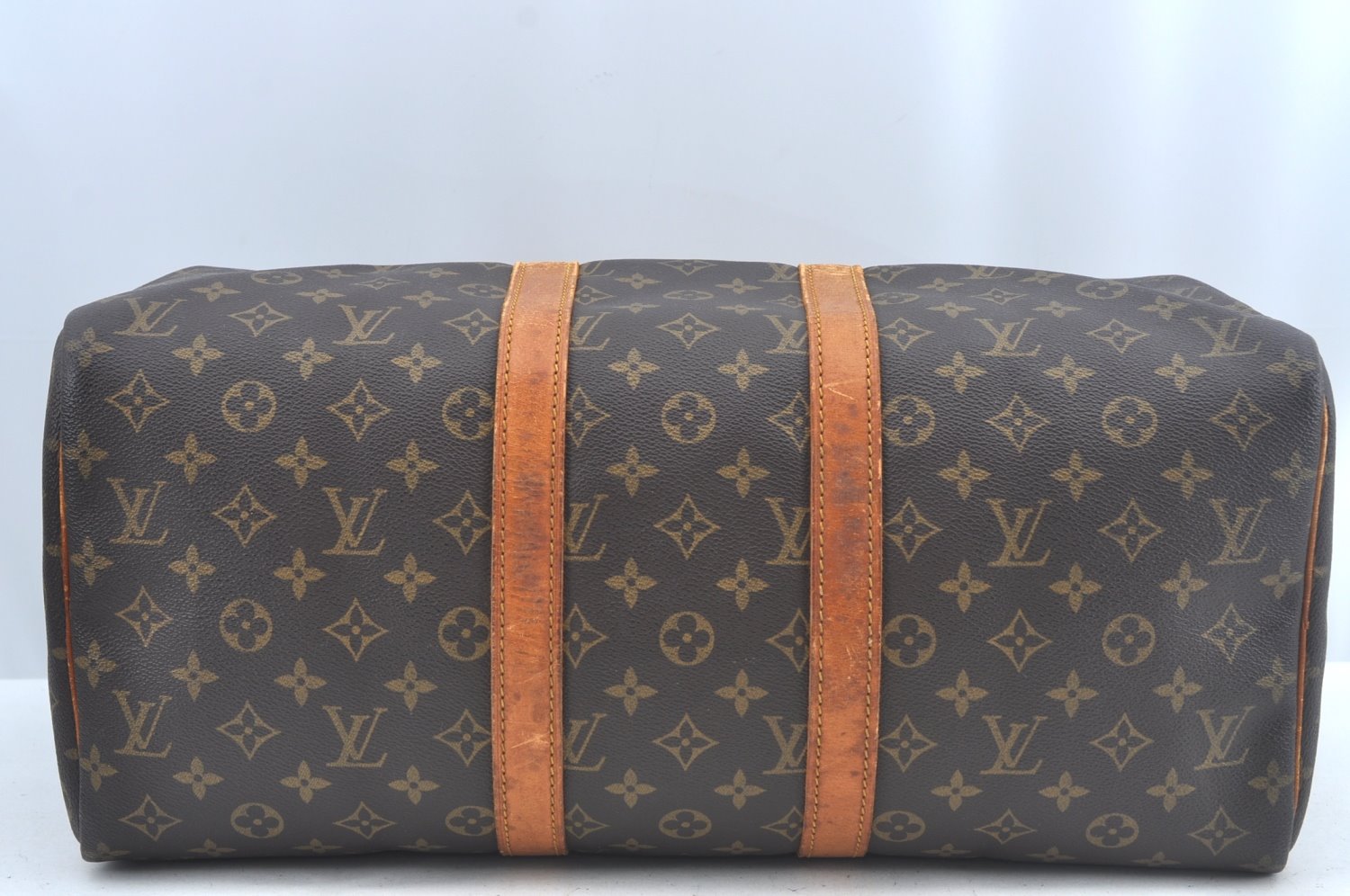 Authentic Louis Vuitton Monogram Keepall 45 Travel Boston Bag M41428 Junk L0377