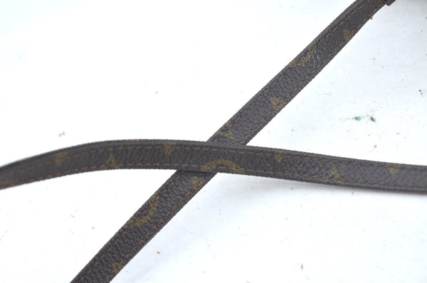 Auth Louis Vuitton Monogram Mini Poche Danube Shoulder Cross Bag Old Model L0378