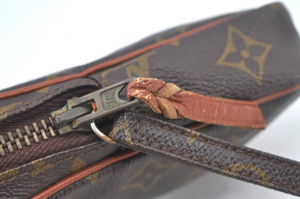 Auth Louis Vuitton Monogram Mini Poche Danube Shoulder Cross Bag Old Model L0378