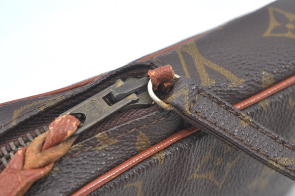 Auth Louis Vuitton Monogram Mini Poche Danube Shoulder Cross Bag Old Model L0378