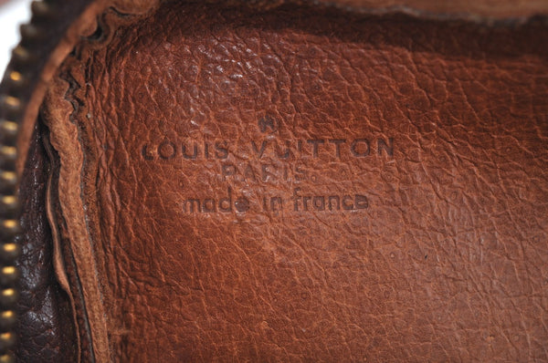 Auth Louis Vuitton Monogram Mini Poche Danube Shoulder Cross Bag Old Model L0378