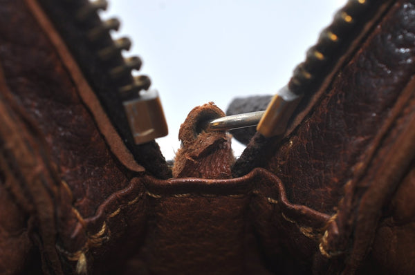 Auth Louis Vuitton Monogram Mini Poche Danube Shoulder Cross Bag Old Model L0378