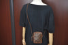 Auth Louis Vuitton Monogram Mini Poche Danube Shoulder Cross Bag Old Model L0378