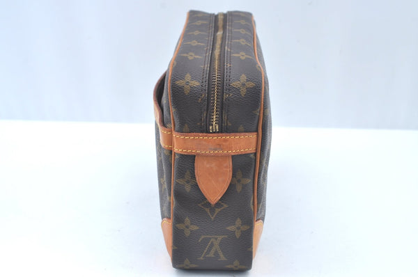 Authentic Louis Vuitton Monogram Compiegne 28 Clutch Hand Bag M51845 LV L0379