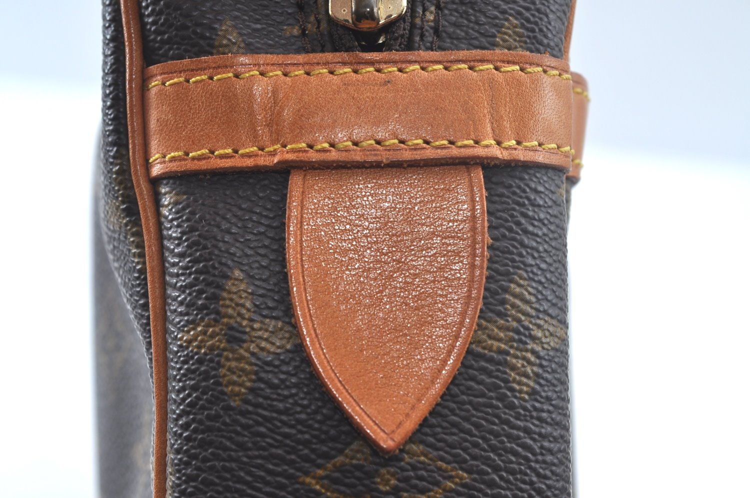 Authentic Louis Vuitton Monogram Compiegne 28 Clutch Hand Bag M51845 LV L0379