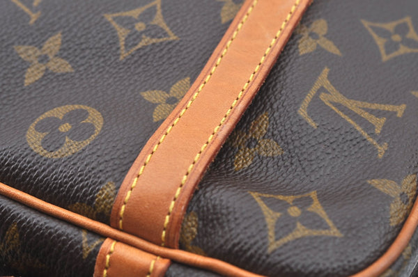 Authentic Louis Vuitton Monogram Compiegne 28 Clutch Hand Bag M51845 LV L0379