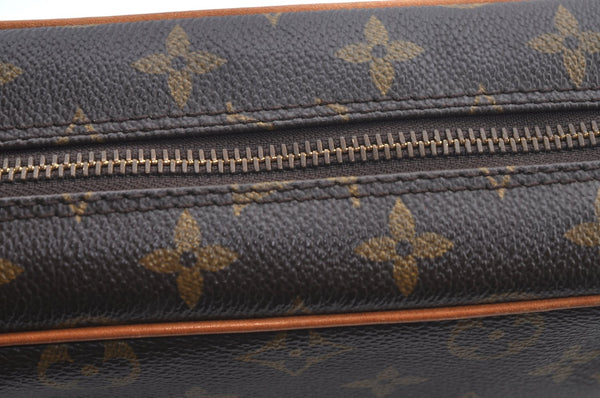 Authentic Louis Vuitton Monogram Compiegne 28 Clutch Hand Bag M51845 LV L0379