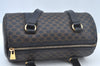 Authentic CELINE Macadam Blason Shoulder Bag Purse PVC Leather Black L0380