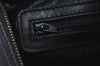 Authentic CELINE Macadam Blason Shoulder Bag Purse PVC Leather Black L0380