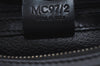 Authentic CELINE Macadam Blason Shoulder Bag Purse PVC Leather Black L0380