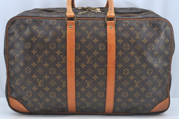 Authentic Louis Vuitton Monogram Sac Trois Poche 55 M41375 Travel Hand Bag L0382