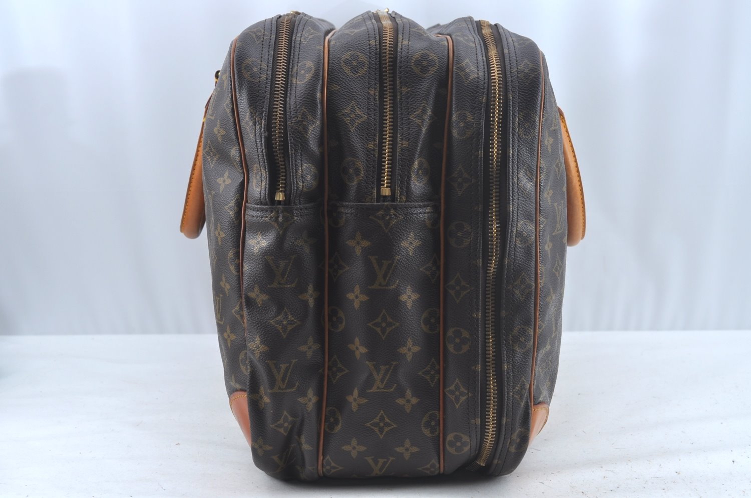 Authentic Louis Vuitton Monogram Sac Trois Poche 55 M41375 Travel Hand Bag L0382