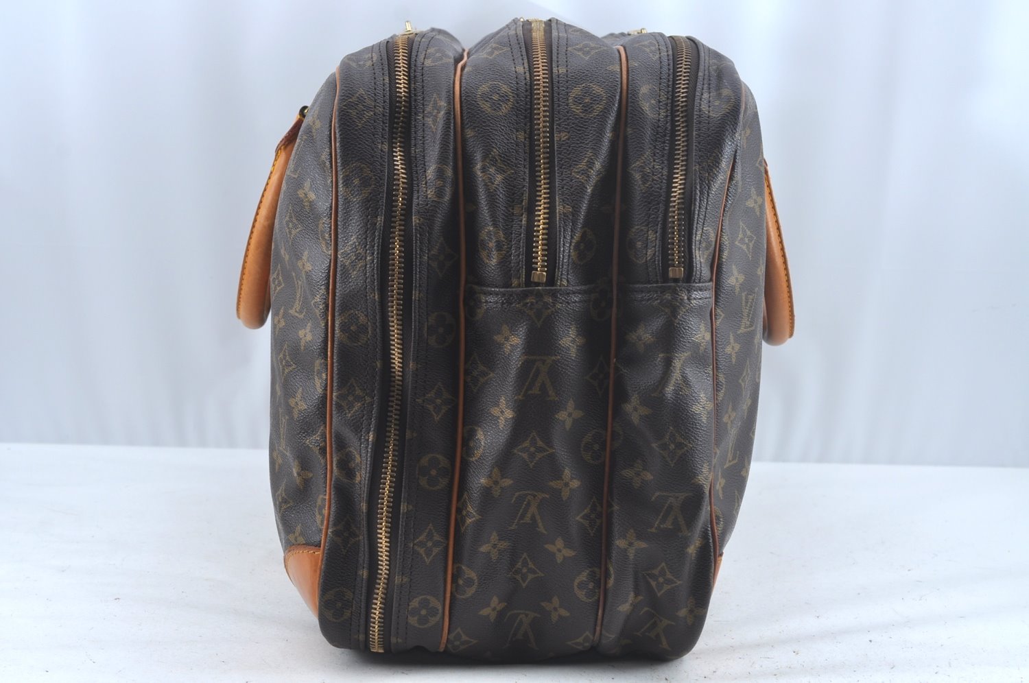 Authentic Louis Vuitton Monogram Sac Trois Poche 55 M41375 Travel Hand Bag L0382