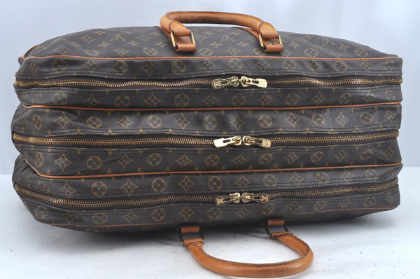 Authentic Louis Vuitton Monogram Sac Trois Poche 55 M41375 Travel Hand Bag L0382