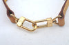 Authentic Louis Vuitton Leather Shoulder Strap Beige LV L0383